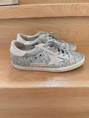 Golden goose sparkle superstar size 38